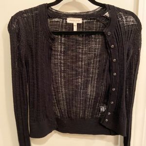 Rebecca Taylor black cardigan size XS.